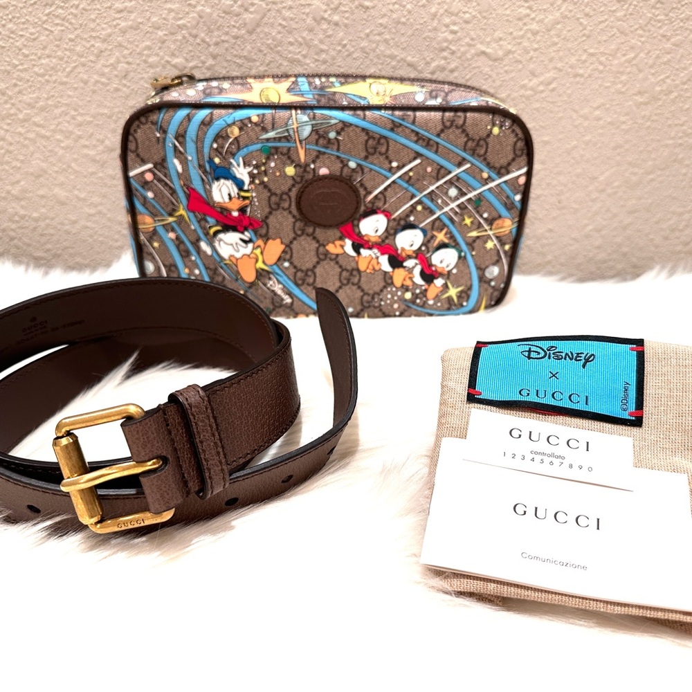 NEW Gucci X Disney Donald Duck Belt Bag